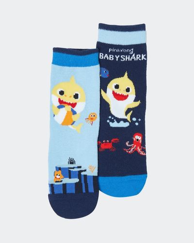 Baby Boys Baby Shark Sock - Pack Of 2